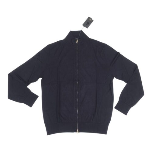 VELA BLU - CARDIGAN LUPETTO CON ZIP V26715