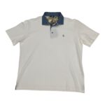 VELA BLU - POLO UOMO V26405 CON COLLETTO DENIM