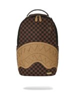 SPRAYGROUND 910B8592NSZ EMBOSSED CHECK BROWN