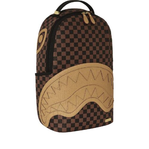 SPRAYGROUND 910B8592NSZ EMBOSSED CHECK BROWN