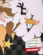 SPRAYGROUND 910B9071NSZ LOONEY TUNES FIGHT CLOUD
