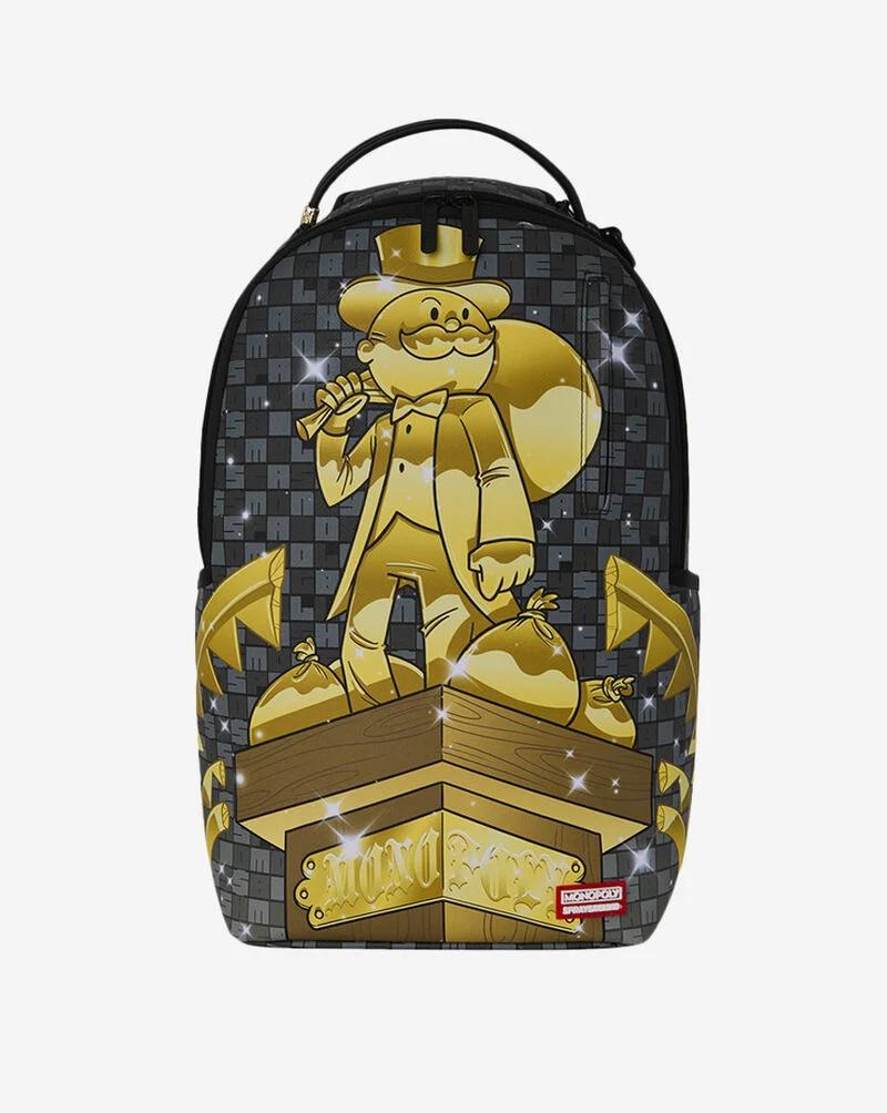 SPRAYGROUND 910B8980NSZ MONOPOLY STATUE BACKPACK