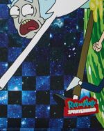 SPRAYGROUND 910B9082NSZ RICK AND MORTY PORTAL JUMPING BACKPACK