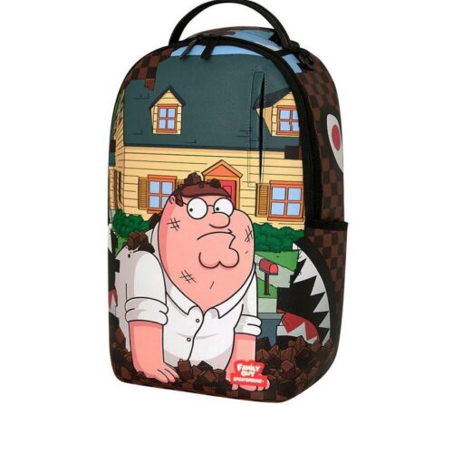SPRAYGROUND 910B9145NSZ FAMILY GUY PETTER FALLING THROUGH WALL BACKPACK