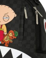 SPRAYGROUND 910B9185NSZ FAMILY GUY STEWIE HOLDING BEAR KEYCHAIN BACKPACK