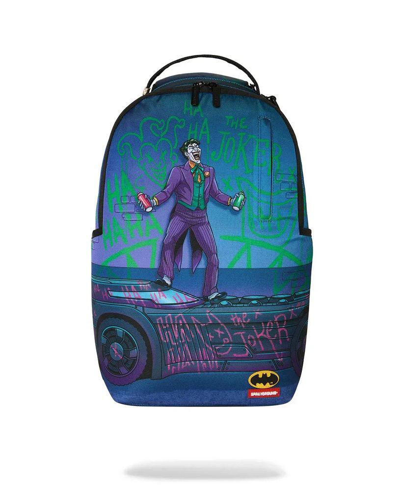 SPRAYGROUND 910B9286NSZ DC JOKER TAGGED UP BATMOBILE BACKPACK