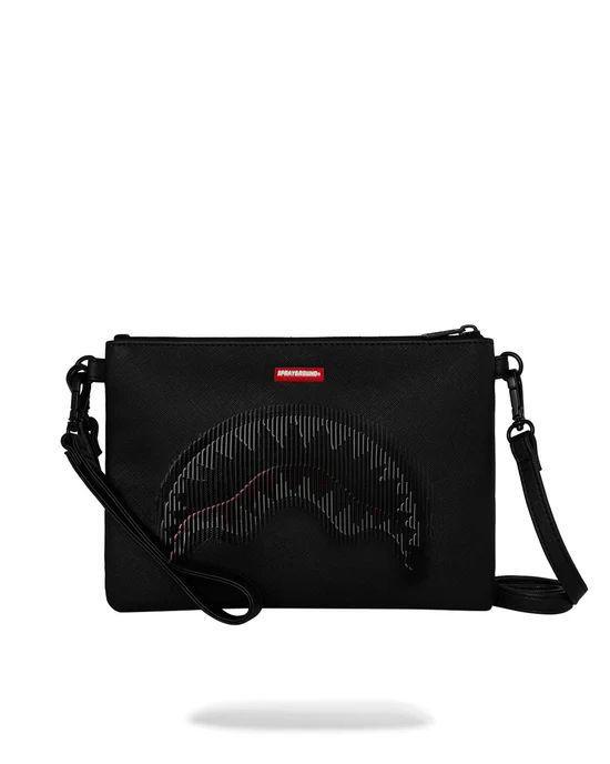 SPRAYGROUND 910B9515NSZ DISAPPEARING SHARK CROSSOVER CLUTCH