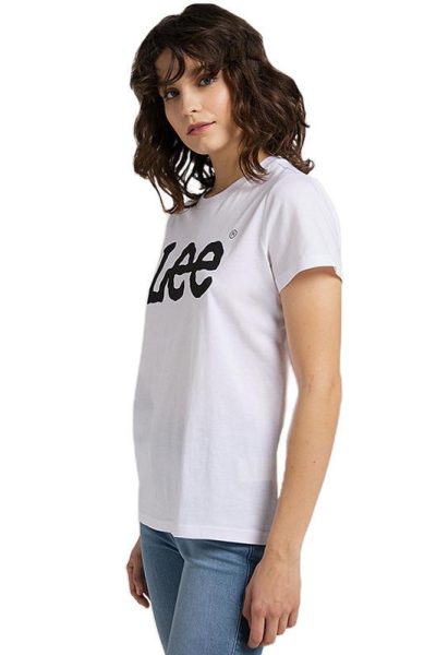 Lee - T-Shirt Donna Logo Tee White L42UER12